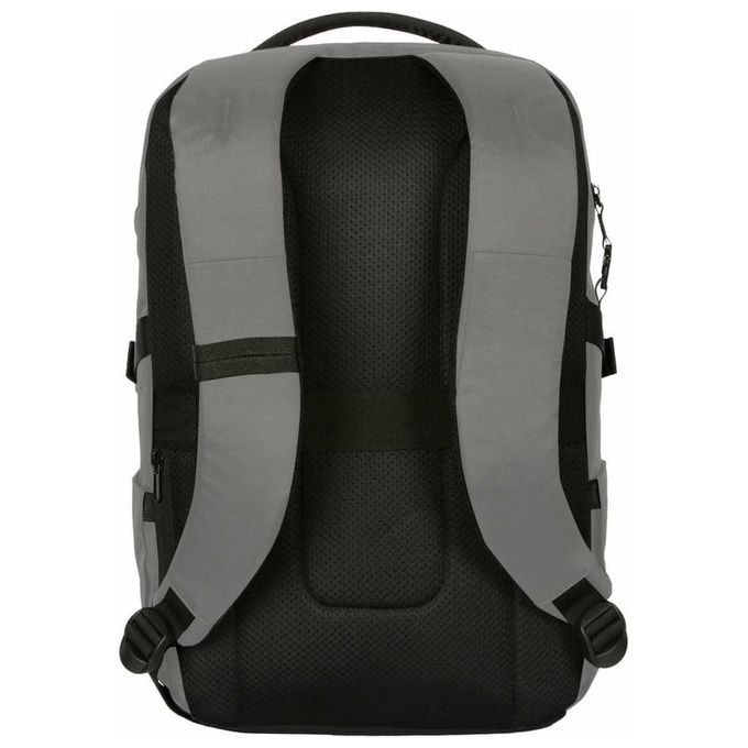Targus TBB64904GL Terra EcoSmart Zaino per Laptop 15-16 Pollici 23 L con Scomparto Antipioggia e Sistema Fissaggio Casco colore Grigio