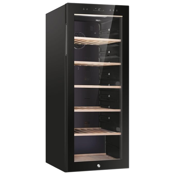 Haier HWS84GA Wine Bank 50 Serie 5 Cantinetta Vino con Compressore 84 bottiglie 1 zona 149 kWh Classe G 37 dB colore Nero