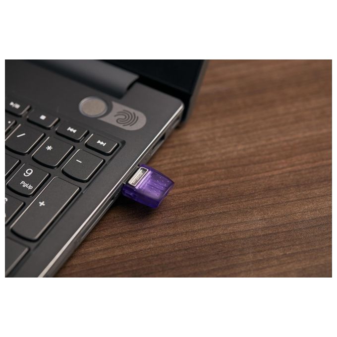Kingston Technology DataTraveler microDuo 3C Chiavetta USB 256Gb Acciaio Inossidabile-Porpora
