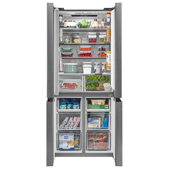 Midea MDRM691FIE46 Frigorifero Americano 4 Porte 515 L 189,8 cm Classe E 35 dB Total No Frost Inverter colore Inox