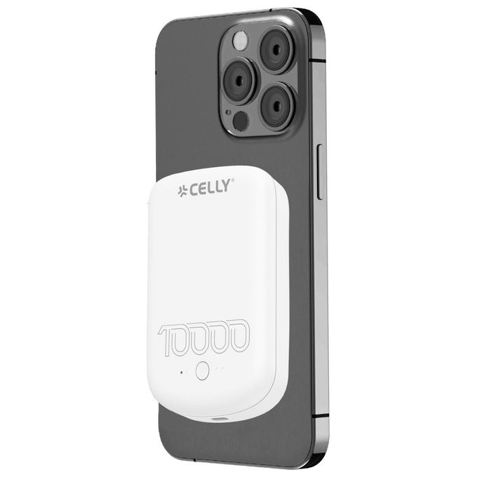 Celly MagSafe PowerBank 10.000 Pro Bianco