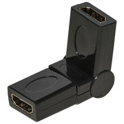 Link adattatore hdmi femmina - hdmi femmina con connettore ruotabile 360°