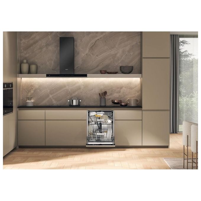 Whirlpool W8I HP42 LSC Lavastoviglie da incasso a scomparsa totale 14 coperti Classe C 42 dB 10 programmi (82x60x55 cm) colore Nero