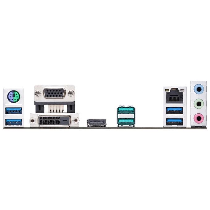 ASUS PRIME B550M-K, Scheda madre micro ATX AMD B550 (Ryzen AM4), dual M.2, PCIe 4.0, 1 Gb Lan, HDMI-D-Sub-DVI, SATA 6 Gbps, USB 3.2 Gen 2 Type-A e supporto per connettori RGB Aura Sync RGB