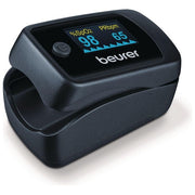 Beurer 45434 Pulsossimetro PO 45 Misurazione SpO2 Frequenza Cardiaca Indice di Perfusione Display OLED Bicolore colore Nero