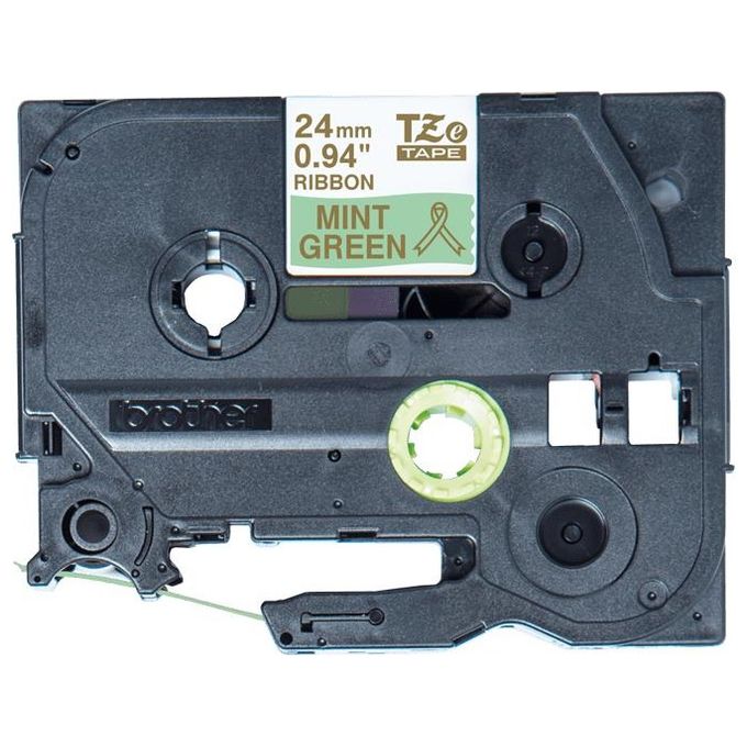 Brother TZE-RM54 Nastro per Stampante Oro Verde Menta 24mm