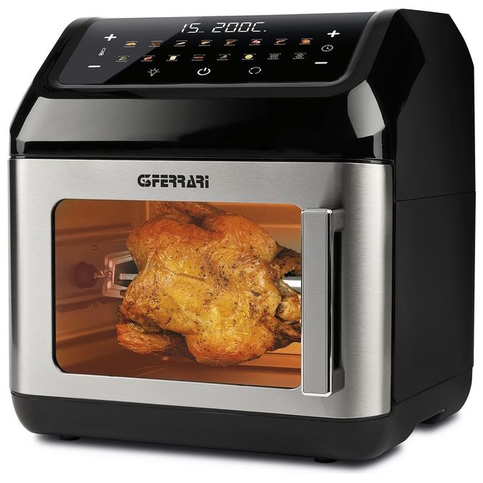 G3 Ferrari G10187 Friggisano Evo Friggitrice ad aria 13 L 1700 W 16 Programmi Display Digitale colore Grigio