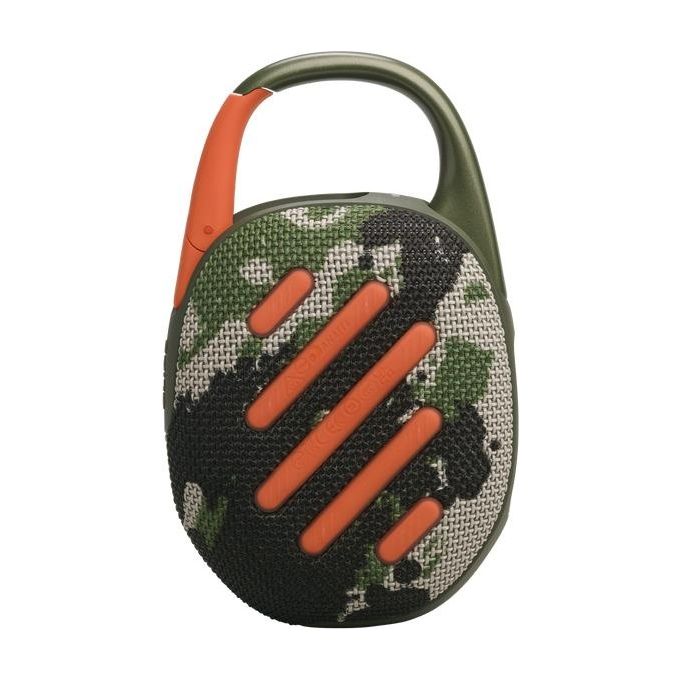 JBL JBLCLIP5SQUADAM Clip 5 Altoparlante Bluetooth Portatile 7 W IP67 Moschettone Integrato Autonomia 12 h colore Mimetico