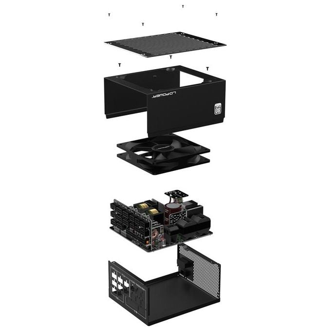 LC-Power LC1200P V3.0 Alimentatore per Computer 1200 W 80 PLUS Platinum ATX Nero