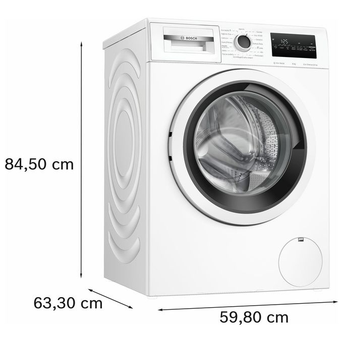 Bosch Serie 4 WAN24208II Lavatrice a Caricamento Frontale 8Kg 1200 Giri Classe A Emissione rumore 71 dB Bianco