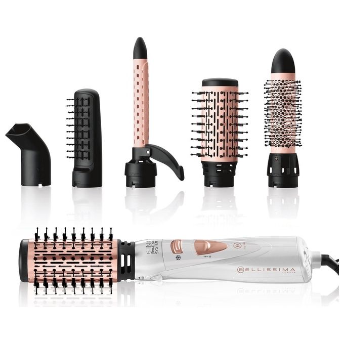 Imetec GH18-1100 Modellatore per Capelli ad Aria con 5 Accessori