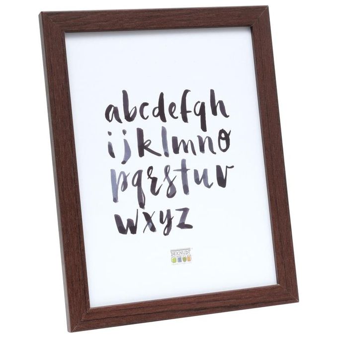 Deknudt S44CH4 Cornice Portafoto 13x18cm in Legno Marrone Scuro