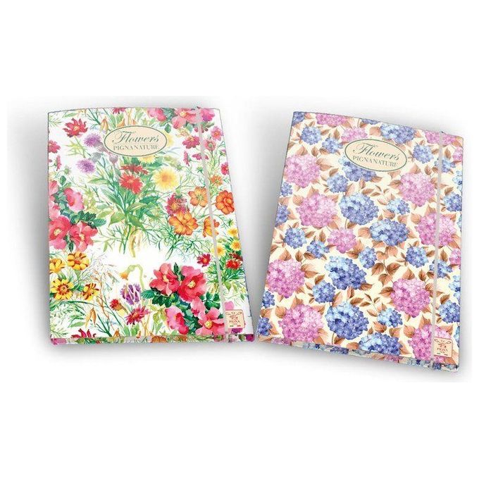 Pigna Confezione 6 Cartellette 3 Lembi Elastico Flower 24