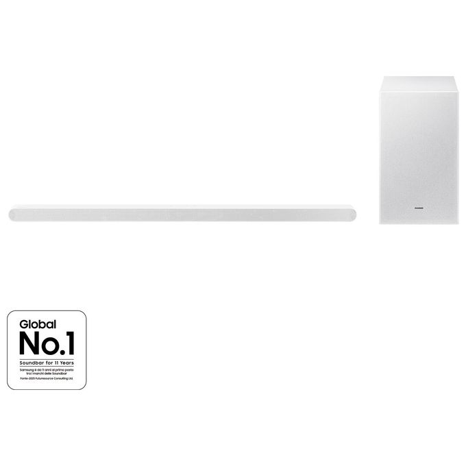 Samsung HW-S701D-ZF Serie S Soundbar 3.1 Canali Ultra Slim Dolby Atmos Wireless Q-Symphony 250W colore Bianco