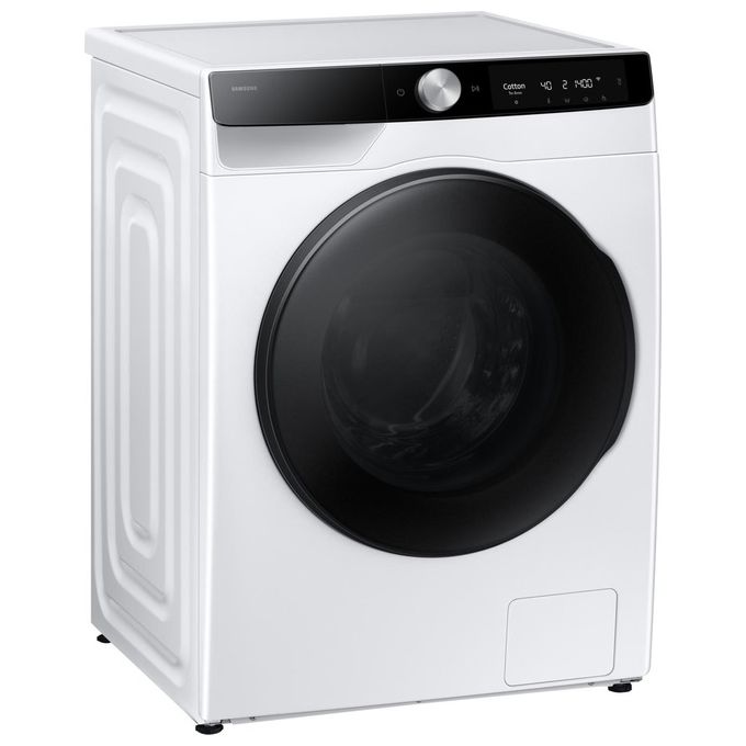 Samsung WD90DG6B85BKU3 AI Control Lavasciuga Frontale 9-6 Kg 1400 rpm Classe A EcoDosatore AI Wash Wi-Fi (85x60x60 cm) colore Nero Bianco