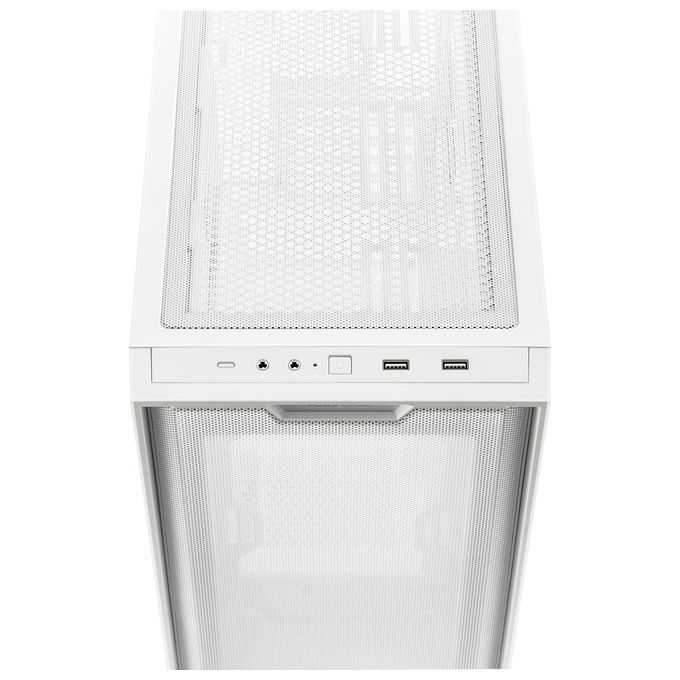 Asus A21 PC Case Mini Tower mATX Mini-ITX Vetro Temperato Radiatori 360 mm GPU 38 cm 5 Slot USB 3.2 colore Bianco