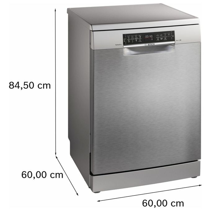 Bosch SMS6ZCI16E Serie 6 Lavastoviglie Libera Installazione 14 coperti Classe B 40 dB Wi-Fi PerfectDry (85x60x60 cm) colore Acciaio inox