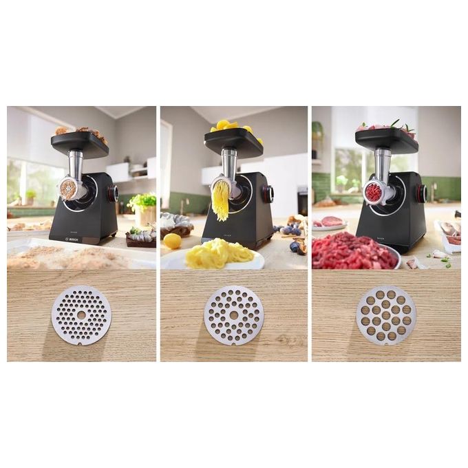 Bosch MFWS430B Serie 4 Tritacarne 1900 W 2,5 Kg-min 2 velocita' colore Nero