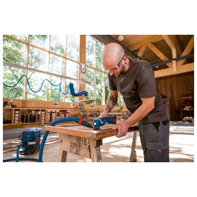 Bosch Professional 06018G2002 GOP 18V-34 Utensile Multifunzione a Batteria Motore Brushless Vibration Control Snap-In System Impugnatura Sottile 180 mm compatibile AMPShare colore Nero
