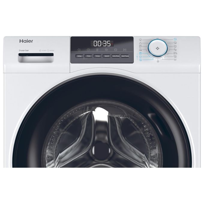 Haier HW90-BP14929A-S Lavatrice 9 Kg Classe A Profondita' 64 cm Centrifuga 1400 giri Motore Inverter colore Bianco