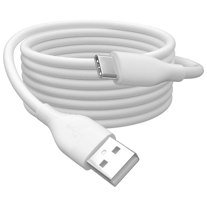 Digitus Cavo Ricarica Guaina Silicone Usb-A - Usb-C 1mt Usb 2.0 60W Bianco