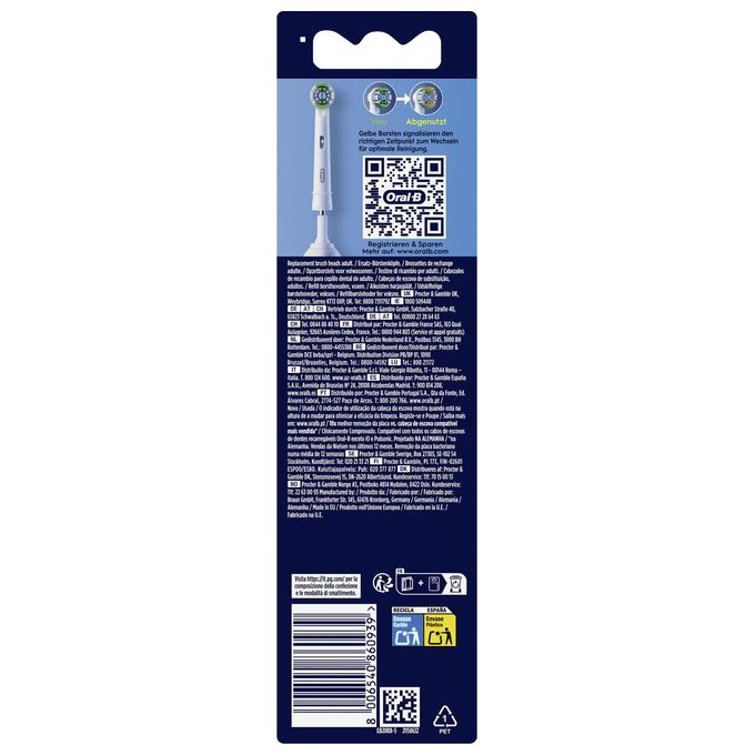 OBraun Oral-B Testine di Ricambio Pro Precision Clean 5 Pezzi