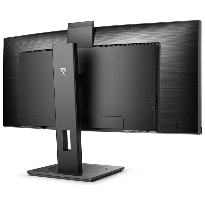 Philips 34B1U5600CH 5000 Series Monitor Curvo 34'' UltraWide QHD 3440x1440 VA 4ms 120Hz Webcam 5MP Hub USB-C 100W Ethernet KVM colore Nero
