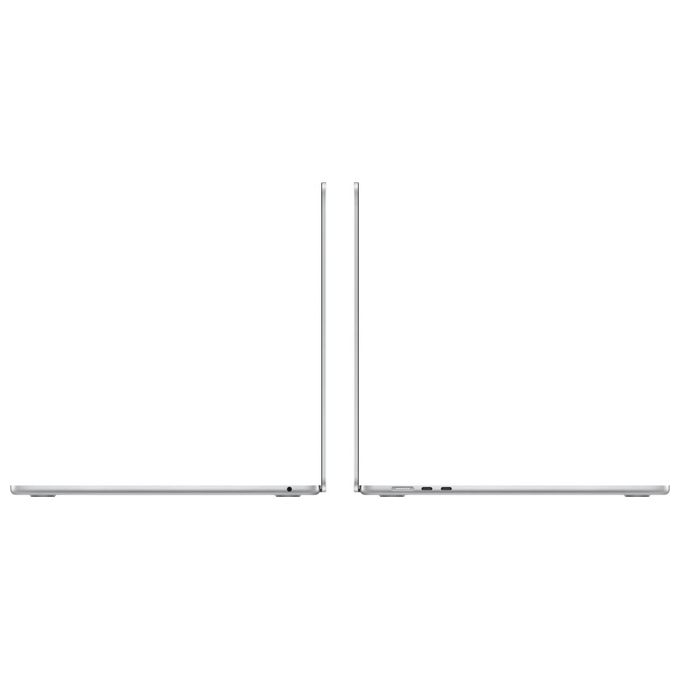 Apple MRYQ3T-A MacBook Air 15'' Computer portatile Chip M3 CPU 8-core GPU 10-core 8 GB 512 GB SSD colore Argento