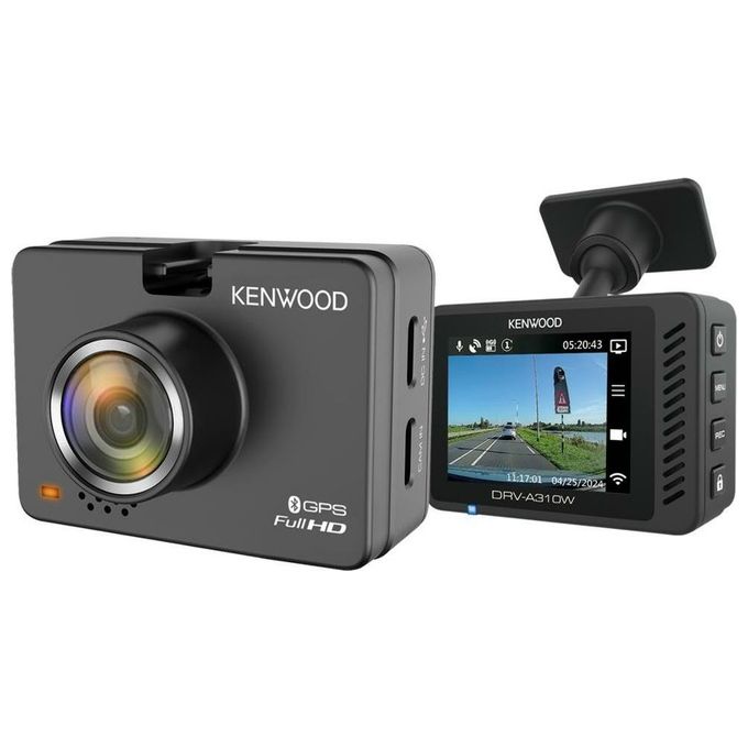Kenwood DRV-A310W Dash Cam Full HD 1080p Display 2'' GPS Wi-Fi HDR G-Sensor MicroSD 256 GB colore Nero