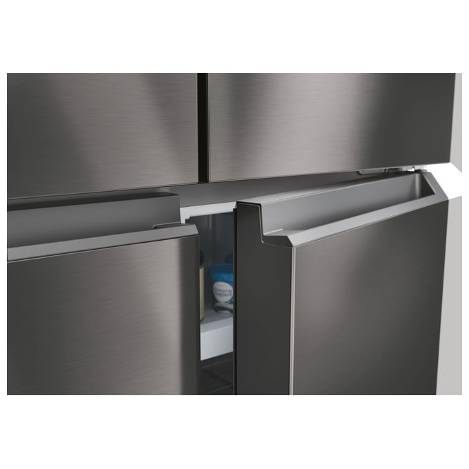 Haier HCR3818ENMD Cube 83 Serie 3 Frigorifero 4 Porte 467 L 181,5 cm Classe E 35 dB Total No Frost colore Grigio