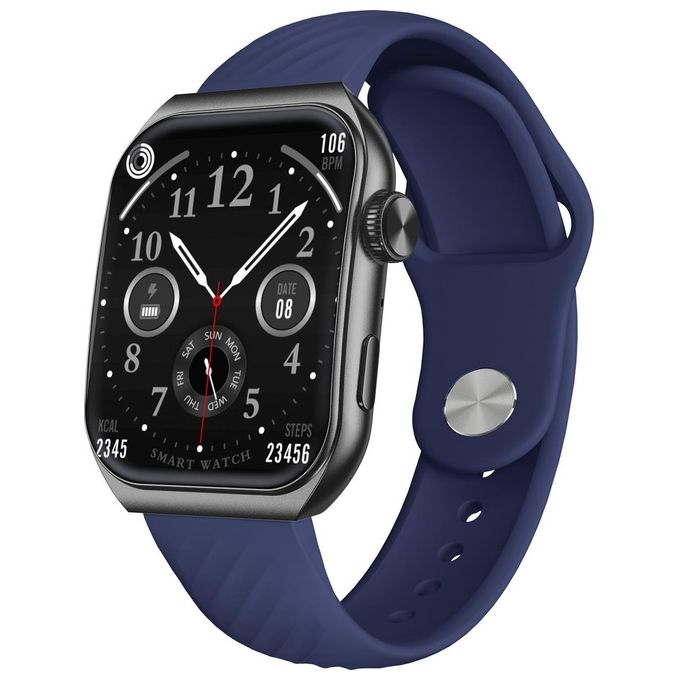 Trevi CALL T-FIT 400 C Smartwatch con Funzione Chiamata Display AMOLED Curvo 1.96'' Touch Screen Always On IP67 Resistente all'Acqua Nero