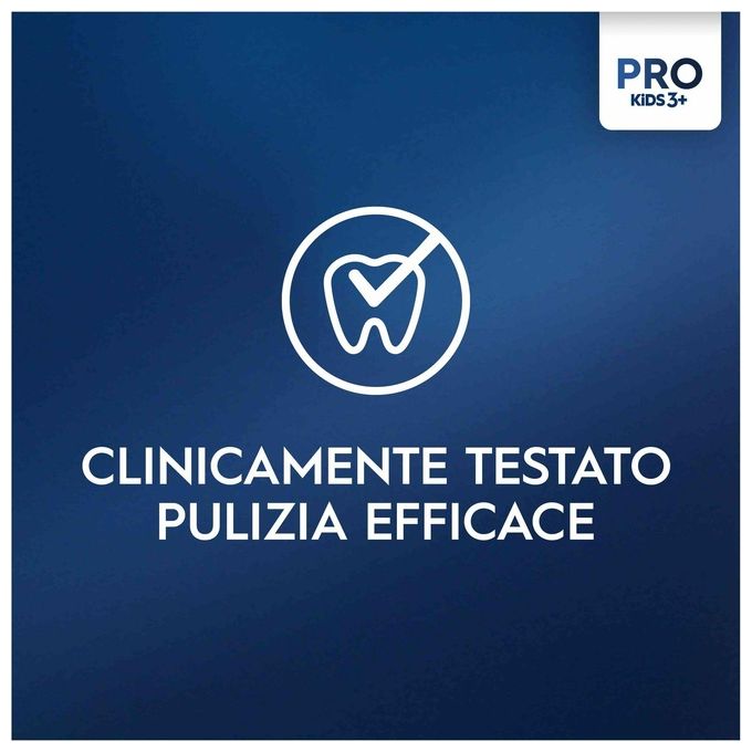 Braun Oral-B Vitality Pro Kids Spiderman Bambino Spazzolino Rotante-Oscillante Blu-Rosso