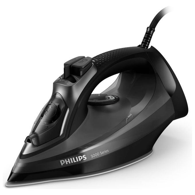 Philips DST5040-80 Serie 5000 Ferro da stiro a vapore 2600 W 45 g-min Piastra SteamGlide Plus colore Nero