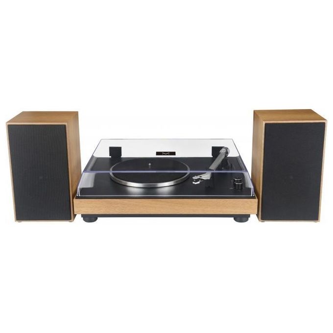 Majestic 110554 WD TT 54 Giradischi Vintage 33 45 Giri Bluetooth 5.4 USB 30W Altoparlanti Esterni RCA colore Nero Legno