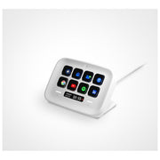 Elgato 10GBJ9901 Stream Deck Neo Tastiera controller con 8 tasti LCD personalizzabili e 2 Touch Points colore Bianco