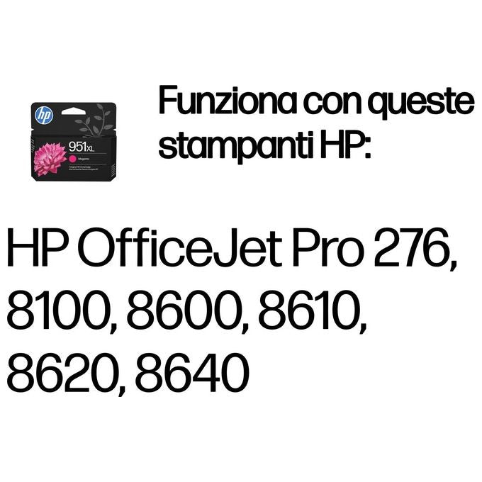 Hp Cartuccia ink Officejet 951xl Magenta