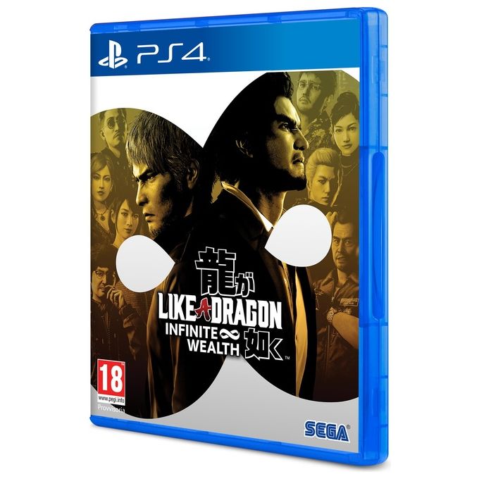 SEGA 1134450 Like a Dragon: Infinite Wealth Videogioco per PlayStation 4 Lingua Italiana Inclusa PEGI 18 colore Nero