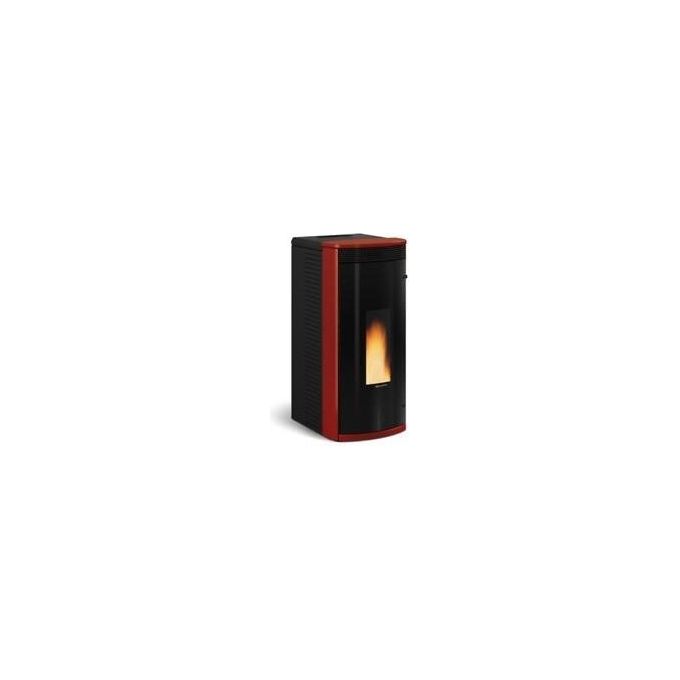 La Nordica 1280750 Sibilla Plus Stufa a Pellet 15 Kg 235 m³ 88% Efficienza colore Nero Bordeaux