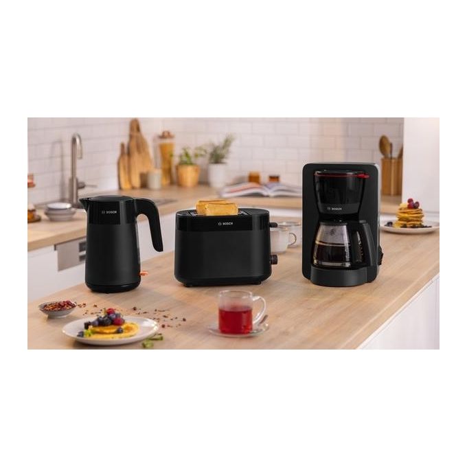 Bosch TKA2M114 Macchina da caffe' Manuale 1,25 L 15 tazze Funzione Mantieni al Caldo colore Rosso 1200