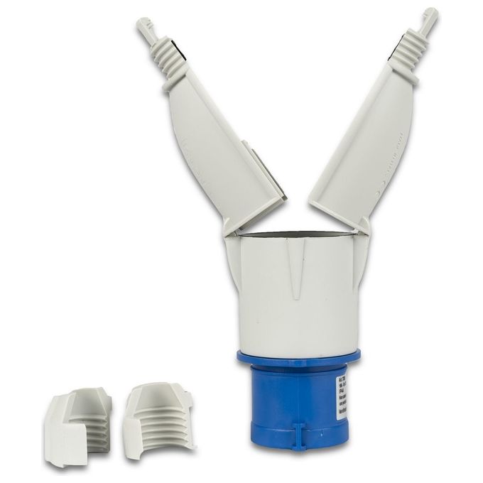 Fanton Convertispina Optimus Adattatore per Spine Civili e Presa Industriale Cee 220v