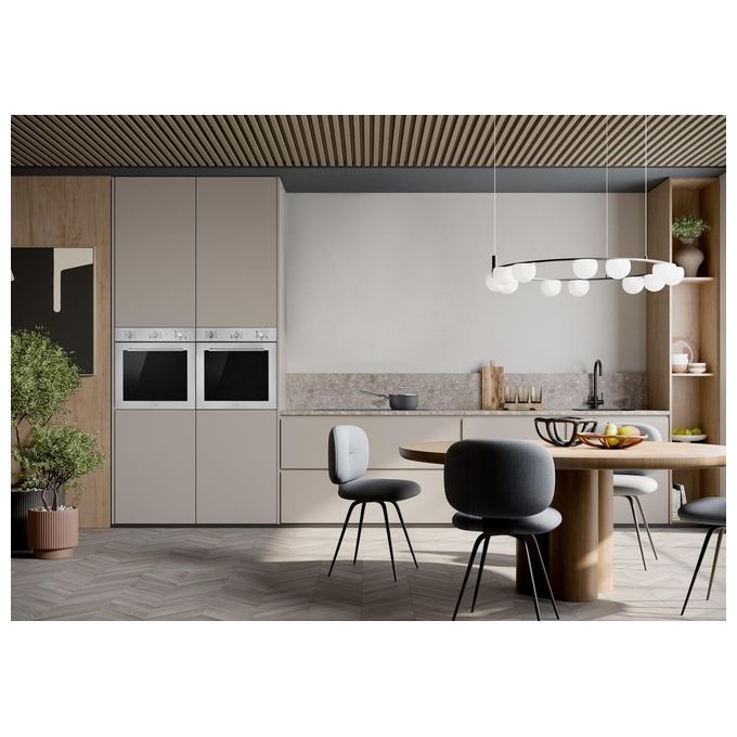 Smeg SF64M3TVX Forno Elettrico da Incasso Termoventilato Vapor Clean Capacita' 70 Litri 8 Funzioni Classe energetica A 60 cm Inox Antimpronta