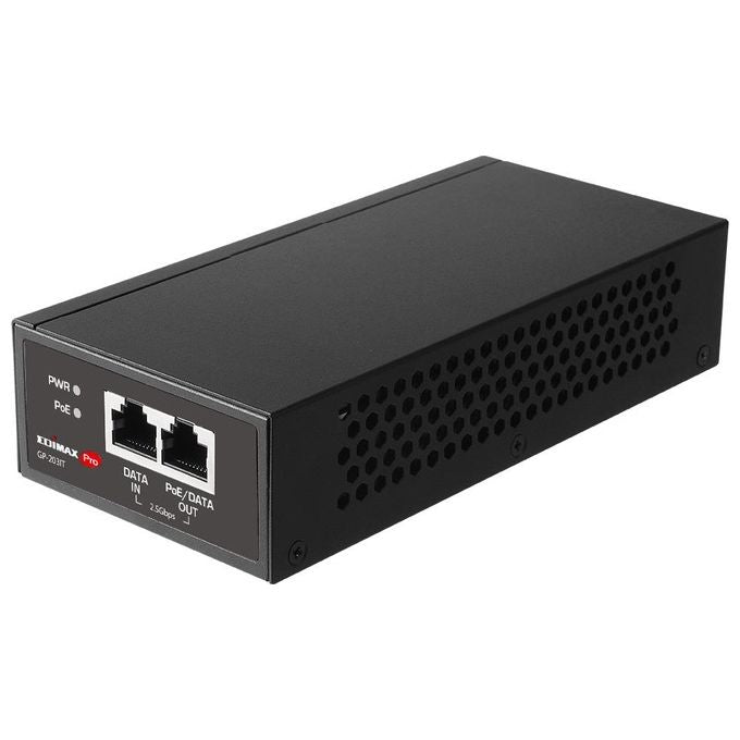Edimax GP-203IT Adattatore PoE++ 2.5 Gigabit Ethernet 90 W IEEE 802.3bt colore Nero