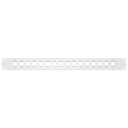 Link pannello patch vuoto colore grigio 16 porte