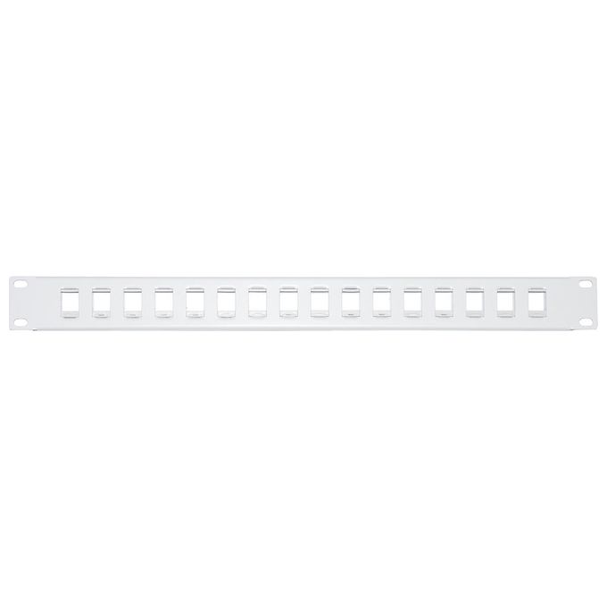 Link pannello patch vuoto colore grigio 16 porte