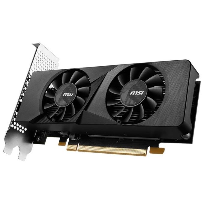 MSI RTX3050LP6GOC GeForce RTX 3050 Scheda Video Low Profile 6 GB GDDR6 2304 CUDA 1492 MHz PCI Express 4.0 x16 colore Nero