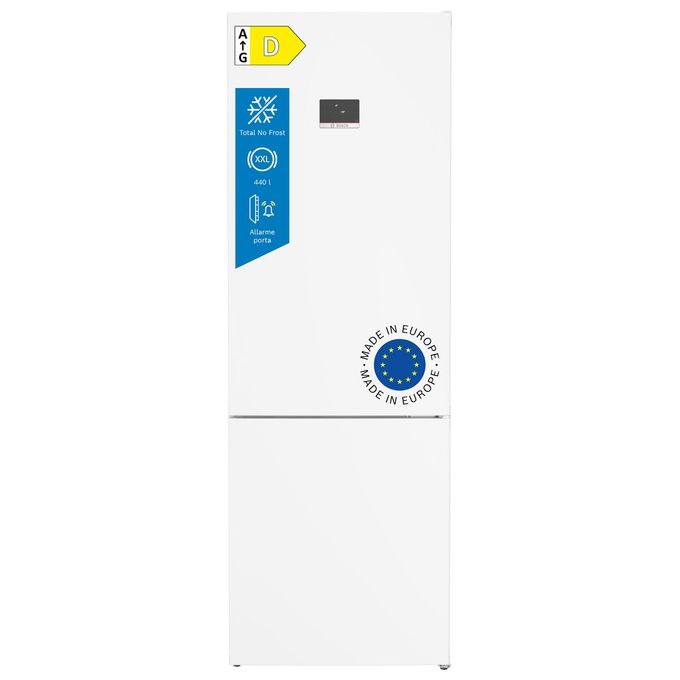 Bosch KGN497WDF Serie 4 Frigorifero Combinato 440 L 203 cm Classe D 35 dB Total No Frost Perfect Fit colore Bianco