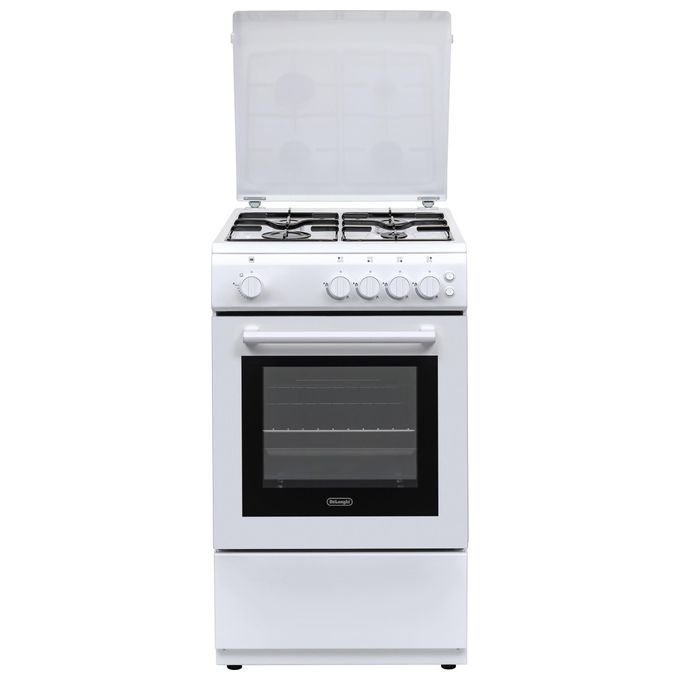 De'Longhi DL554GW Cucina a gas 4 fuochi forno a gas 69 L Classe A (85x50x50 cm) colore Bianco