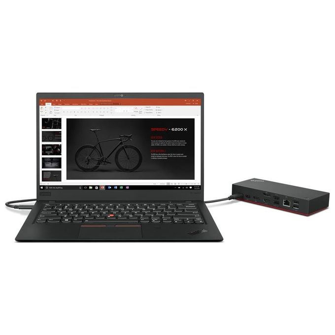 Lenovo 40AY0090EU ThinkPad Universal Docking Station USB-C 3.2 Gen 1 10 Porte 4K DisplayPort HDMI Ethernet 90W colore Nero