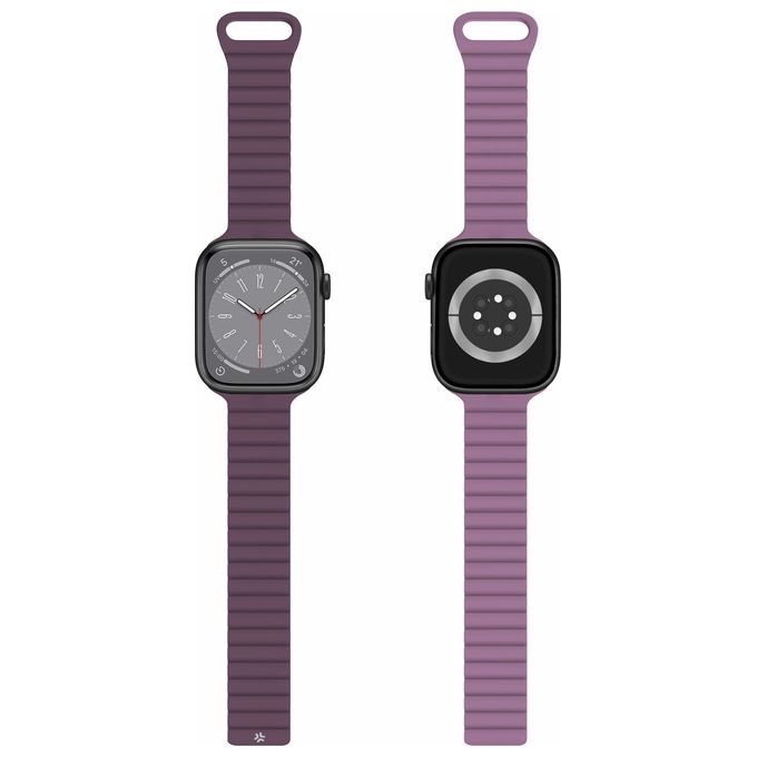 Celly WBand Cinturino per Apple Watch 42-44-45mm Mag Viola