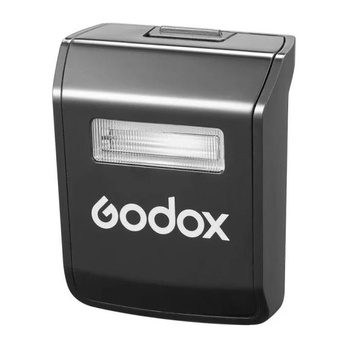 Godox 11417 V1Pro Flash TTL Testa Rotonda 76 Ws 28-105 mm 2,4 GHz 32 Canali 5 Gruppi Batteria Li-ion Ricaricabile USB-C colore Nero